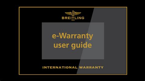 breitling watch warranty uk